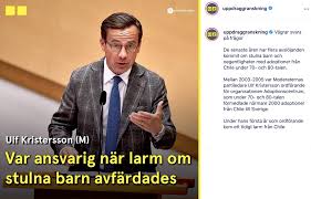 Det formella ansvaret för enskilda beslut som rör barn som. Ulf Kristersson Tobias Hubinette