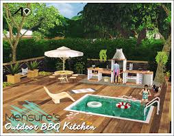 The Best Ts2 Bbq Outdoor Kitchen Set Conversion By Daer0n The Sims Sims 4 Sims Haus