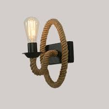 Matte Black 1 Light Rope Led Wall Sconce Beautifulhalo Com
