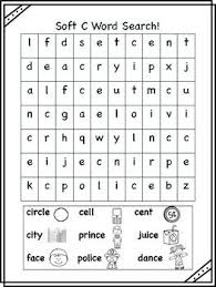 Soft C Word Searches G Words Soft G Words Digraph Words