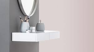 Floating dressing table white gloss. Shelf With Drawer Buy Here Regalraum