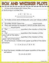 Box And Whisker Plot Digital Interactive Math Notebook Math Interactive Notebook Math Notebooks Math