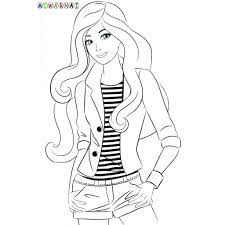 Gambar barbie yang dibuat tidak begitu rumit, tetapi terlihat menarik untuk dilihat. Kertas Mewarnai Bisa Dipajang Barbie 2 Shopee Indonesia