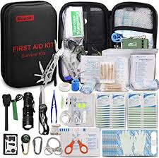 Check out what 228 people have written so far, and share your own experience. Amazon Com Monoki First Aid Kit Survival Kit 241pcs Upgraded Outdoor Emergency Survival Kit Gear Medical Supplies Trauma Bag Safety First Aid Kit For Home Office Car Boat Camping Hiking Hunting