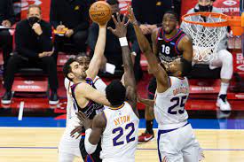 The 76ers battled until the end but fell short against the phoenix suns at home. Klrztq6bx5wx M