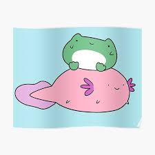 The disney afternoon was produced by walt disney television animation. Axolotls Posters Redbubble