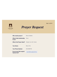 Joyce meyer ministries believes that god wants to meet your needs and reveal his promises to you. Prayer Request Pdf Templates Jotform