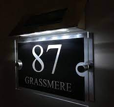Addresses by house number, street name, city, state or zip code. Diy House Number House Number Personalised Modern House Signs Plaques Door Numbers 1 9999 Street Name Solar Light Led Door Sign Door Plates Aliexpress