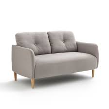Whenever you smooth your home, make upholstery care … Sofa Jimi Polyester Leinen Skandi Stil La Redoute Interieurs La Redoute