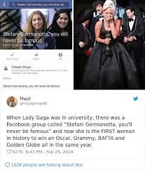 May 26, 2021 · in the most interesting crossover in history, lady gaga is joining the friends cast for the show's forthoming reunion special, airing thursday, may 27, on hbo max. Lady Gaga S University Friends Had A Facebook Group Dedicated To Shaming Her For Trying To Be Famous Artfido