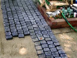 You can learn by checking for photos, videos and articles. How To Install A Cobblestone Patio On Concrete Or Bare Soil How Tos Diy