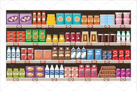 Supermarket Food And Drinks Supermarket Canned Food Supermarket Shelves