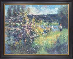 Electricity is used in the building. Die Seine Bei Chatou Auguste Renoir 1841 1919 I Jetzt Kaufen