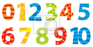 Ihr findet hier tausende, kostenlose malvorlagen zum ausdrucken und ausmalen. Nice Colorful Cartoon Numbers Set For Children 1 10 Fototapete Fototapeten Sommer Fruhling Linie Myloview De