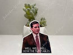 Well, Well, Well, How The Turntables” Sticker - Official The Office M –  Papersalt