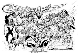 Avengers coloring pages see also… Spider Man Villains Coloring Pages Novocom Top