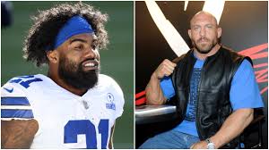 Former Wwe Star Ryback Is Legit Threatening Ezekiel Elliott Over The Phrase Feed Me