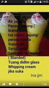 Видео resipi air koktail paling mudah канала dapur biru. Air Jagung Recipes Food Glassware