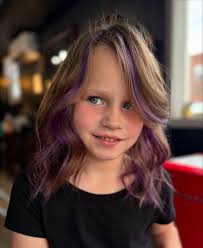 First day jitters? Not with highlights like these 🎒📓💜” Lightener :  @alfaparfmilanopro_usa BB Bleach Color : @pulpriothair Dark Matter Styling:  @trendthebrand2025 Livonia NY • Geneseo • Conesus Lake #ibeautyawardscolor  #purplehair💜 #vividhaircolor ...