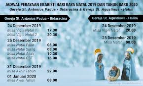 2.3m views 8 months ago. Jadwal Misa Natal 2019 Dan Tahun Baru 2020 Info Katolik