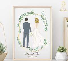 Personalized Couple Wedding Art Diy Wedding Gifts Wedding Gifts For Couples Wedding Gifts For Friends