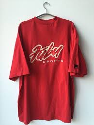 Vintage 90 S Fubu Red Tshirt Sz Xl Red Hip Hop Rap Ironic Hipster Cameron Sport Hip Hop Outfits Hip Hop Shirts Athletic Shirts