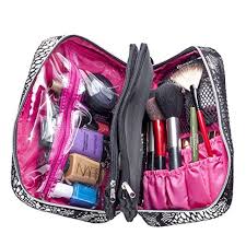 Static Cosmetic Carry All Makeup Bag Walmart Com In 2021 Makeup Bags Travel Makeup Bag Large Makeup Bag