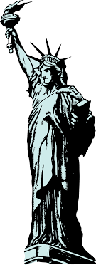 Statue Of Liberty Clip Art Free Clipart Free Clipart Silhouette Drawing Clip Art Liberty New York