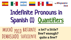 We did not find results for: Indefinite Pronouns In Spanish I Quantifiers Youtube