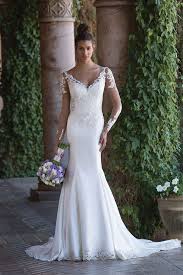 Non ti fare ingannare dalla presunta castità delle maniche lunghe. Stile 4015 Abito Da Sposa Svasato In Raso Con Maniche Lunghe Removibili Sincerity Bridal
