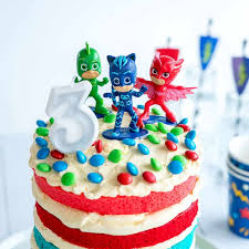 Pj Masks Cake Easy Diy Birthday Cake For Kids