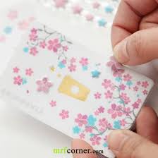 sa045 starbucks sakura cherry blossom sticker