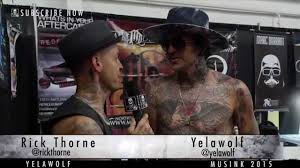 Part of eminem's shady label, this rapper dropped his successful debut album, radioactive, in 2011. Yelawolf At Musink Music And Tattoos Youtube