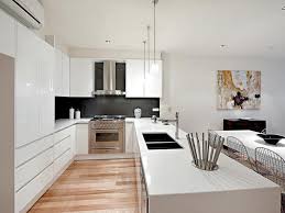 white lacquer modern kitchen cabinets