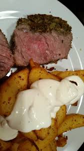 Roastbeef Mit Krautern Knusper Kartoffeln Und Zitronen Joghurt Mayonnaise Rezept Fur Heissluftfritteuse Multifry Hei Rezepte Zubereitung Mayonnaise Rezept