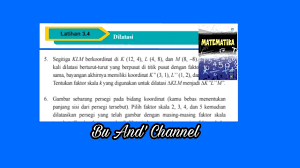 Apakah anda tahu jawaban yang benar? Latihan 3 4 Dilatasi Nomor 5 8 Matematika Kelas 9 Bab 3 Tranformasi Halaman 181 182 Youtube