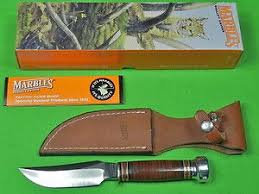 Us Marbles Gladstone Bison Hunting Knife Sheath Box Knife Hunting Knife Knife Sheath