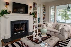 Off Center Fireplace Ideas Cute Living Room Traditional Living Room Family Room Decorating
