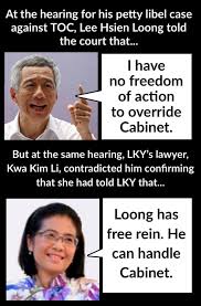 Kwa kim li (kkl) of lee & lee has denied involvement in the events that led to this 2013 will, lee wei ling wrote. The Alternative View The Next Time You Are Late For Work Because You Overslept Just Tell Your Boss You Have No Freedom Of Action To Override The Sleep Monster Facebook