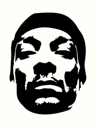 Snoop Dogg Black Design Art Print By Happymidget Silhouette Art Hip Hop Artwork Hip Hop Art
