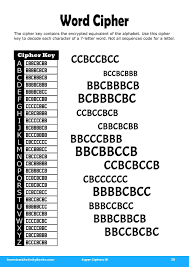 If you learn these words with seven letters, you will discover new paths to earn a bingo! Download Word Cipher In Super Ciphers 18