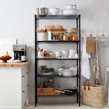 kitchen storage shelves