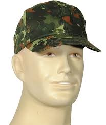 Baseball cap camouflage