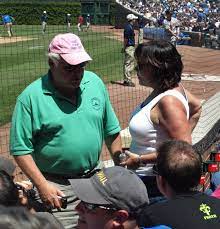Who Is The Pink Hat Guy Behind Home Plate At Wrigley Field