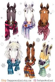 Horse Planner Stickers Cute Horse Stickers Happy Planner Etsy In 2021 Horse Cartoon Horse Drawings Horse Illustration