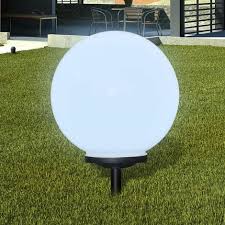 Gartenkugel ratgeber & vergleich 2021. Garten Wegeleuchte Solar Led Kugel 1 Stk 40 Cm Mit Erdspiess