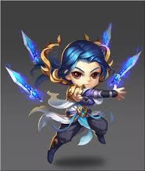 仙侠类手游q版人物立绘 米画师 anime art projects