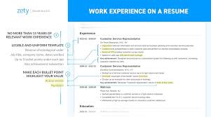 Work Experience On A Resume Job Description Bullet Points Samples Resume Work How To Make Resume Basic Resume