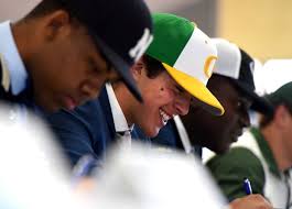 St. John Bosco holds signing day ceremony that features special family  moment and a first for the athletic powerhouse