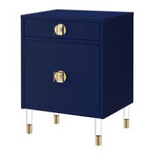 True navy blue nightstands // end tables! Most Popular Contemporary Blue Nightstands And Bedside Tables For 2021 Houzz